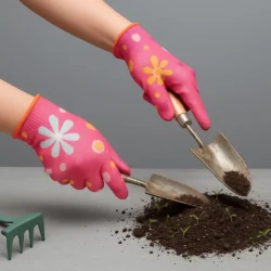 Gants de jardinage en polyester